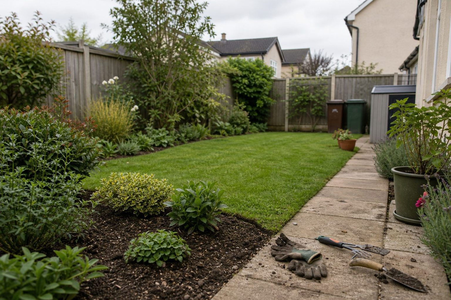 A country garden of the kind found around Bredon